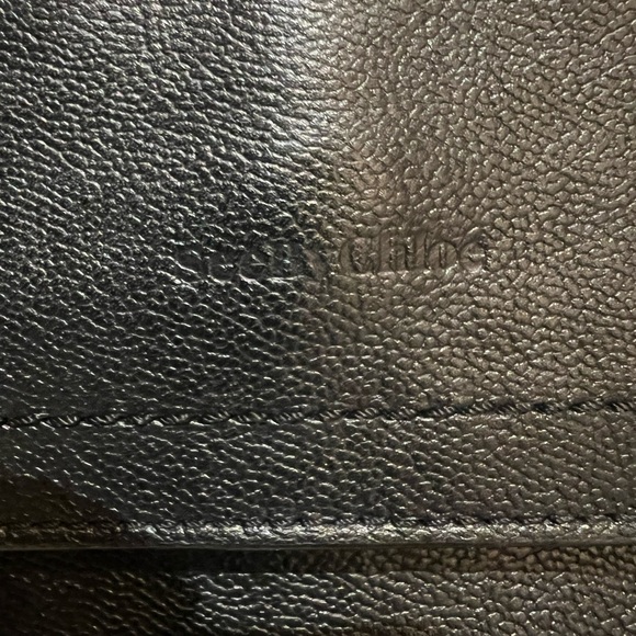 See By Chloe Phill Leather Crossbody Bag Black With Gold Accents Designer Bag - Picture 3 of 9